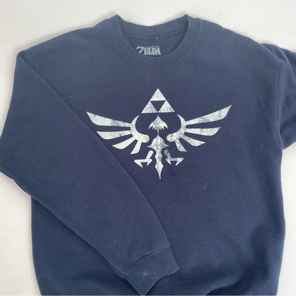 Zelda navy crewneck